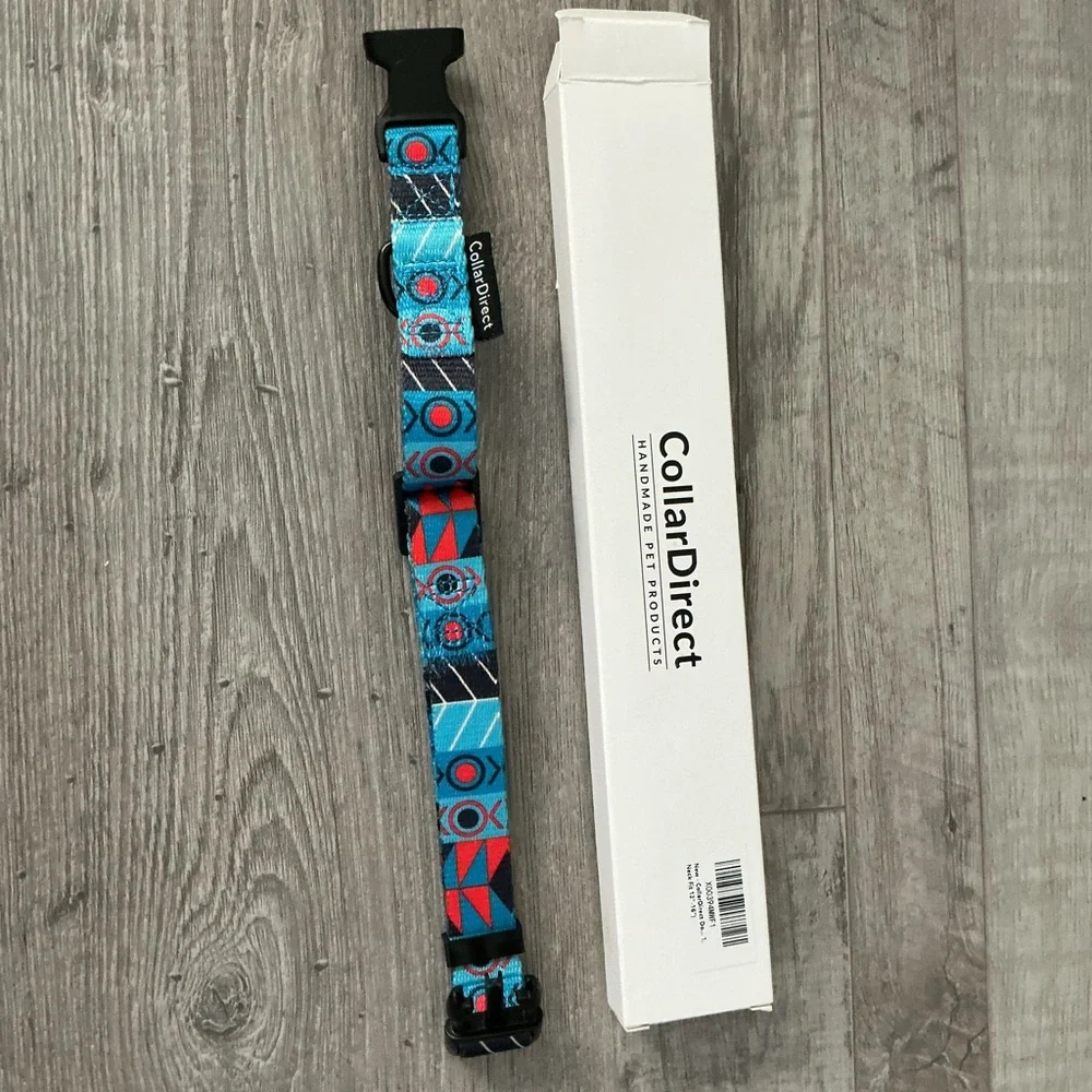 Tribal Ethnic Aztec Pattern, Adjustable Soft Nylon Pet Collar🌻